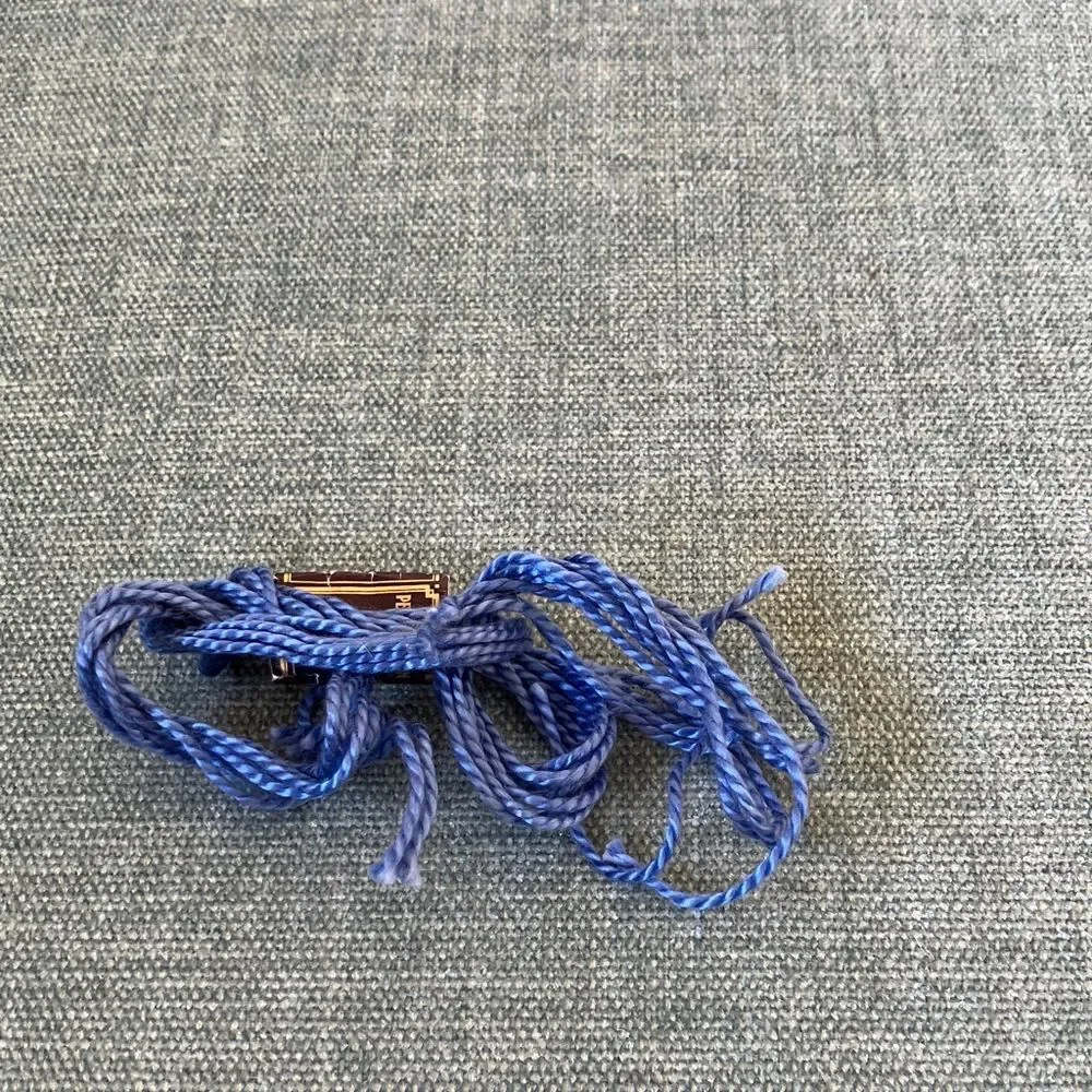 Blue Needlepoint Thread Yarn